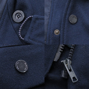 美品 タトラス × KEVIN JAMES MORLEY ウール ナイロン ポリエステル ネイビー フーデッドコート コート 1268【中古】TATRAS メンズ