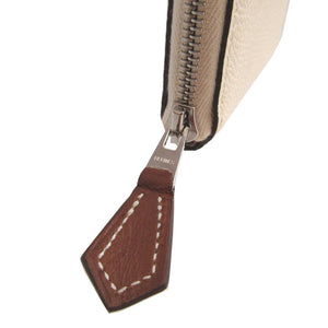 新品同様 エルメス アザップコンパクトミニ シルクイン U刻印(2022年製) ヴォーエプソン ナタ コインケース 財布 1319【中古】HERMES