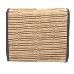 新品同様 グッチ 621891 ホースビット1955 コンパクトウォレット キャンバス レザー ベージュ ネイビー 紺 2つ折り財布 財布 1323【中古】GUCCI