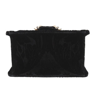 未使用品 ジミーチュウ マデリン サッチェル エス ベロア ブラック 2WAY ハンドバッグ ショルダーバッグ 黒 1326【中古】JIMMY CHOO