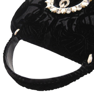 未使用品 ジミーチュウ マデリン サッチェル エス ベロア ブラック 2WAY ハンドバッグ ショルダーバッグ 黒 1326【中古】JIMMY CHOO