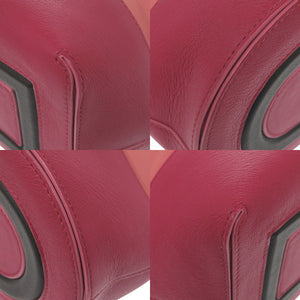 美品 デルボー ワンショルダーバッグ every D アリュール A0365ALLBICADB PA00 レザー ピンク ハンドバッグ 1327【中古】DELVAUX