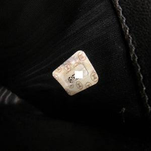 美品 シャネル ココマーク ラムスキン ブラック 二つ折り財布 1344【中古】CHANEL
