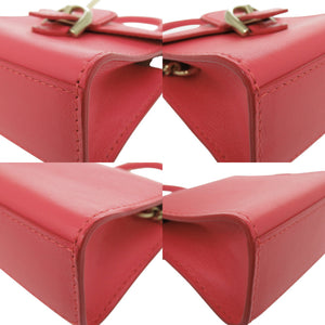 新品同様 デルボー ブリヨン バッグチャーム レザー ピンク キーホルダー 1345【中古】DELVAUX