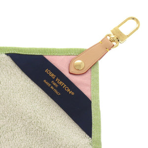 未使用 ルイ ヴィトン ゴルフ タオルセット GI1060 コットン/レザー グリーン 緑 LV 1362【中古】LOUIS VUITTON