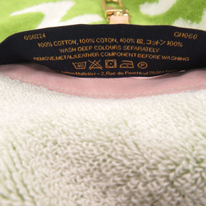 未使用 ルイ ヴィトン ゴルフ タオルセット GI1060 コットン/レザー グリーン 緑 LV 1362【中古】LOUIS VUITTON