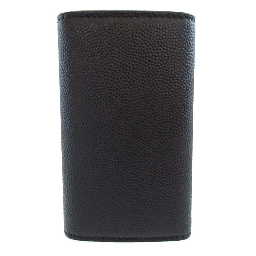 新品同様 サンローランパリ レザー ブラック 黒 4連 キーケース 1422【中古】SAINT LAURENT PARIS