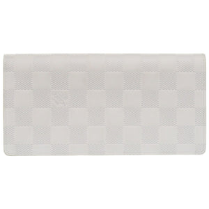 美品 ルイ ヴィトン ポルトフォイユ ブラザ ダミエ N60335 ダミエアンフィニ ホワイト 長財布 白 LV 1433【中古】LOUIS VUITTON