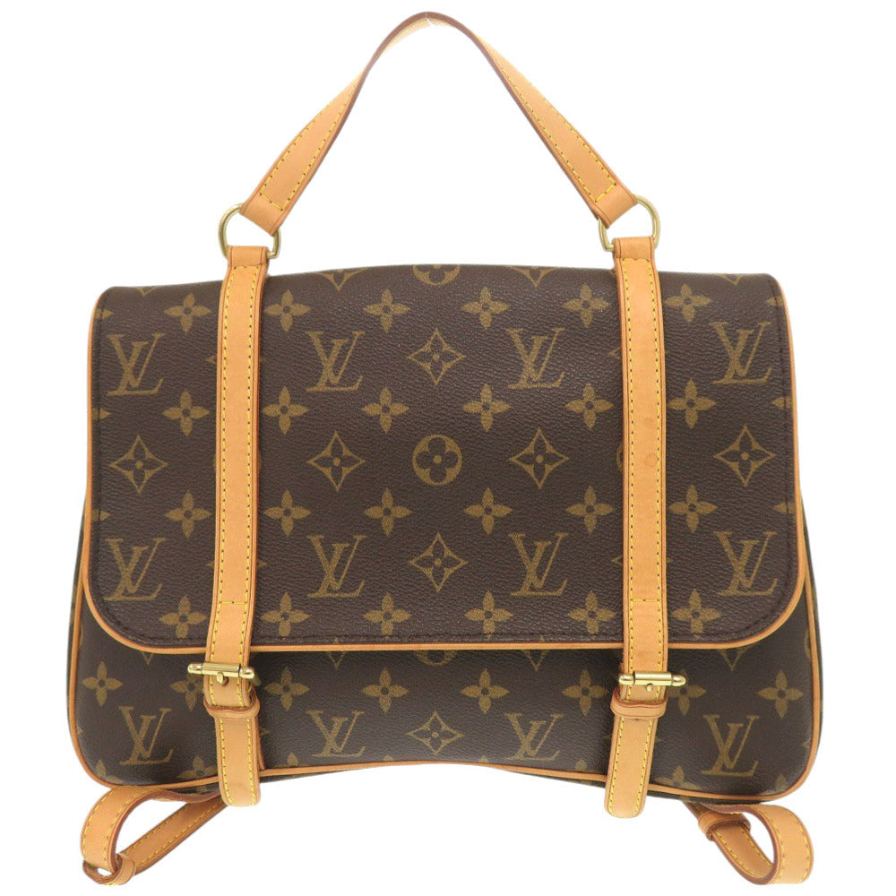 美品 ルイ ヴィトン マレル サック アド モノグラム M51158 ブラウン リュック デイパック LV 1440【中古】LOUIS VUITTON