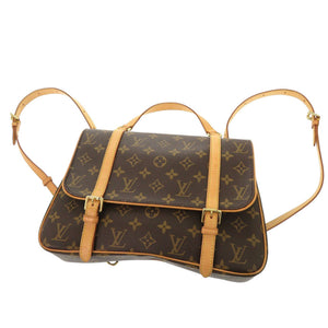 美品 ルイ ヴィトン マレル サック アド モノグラム M51158 ブラウン リュック デイパック LV 1440【中古】LOUIS VUITTON