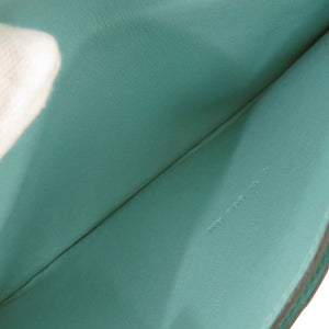 美品 エルメス ドゴンロング トゴ ブルーアトール シルバー金具 T刻印(2015年製) 長財布 水色 青 1500【中古】HERMES