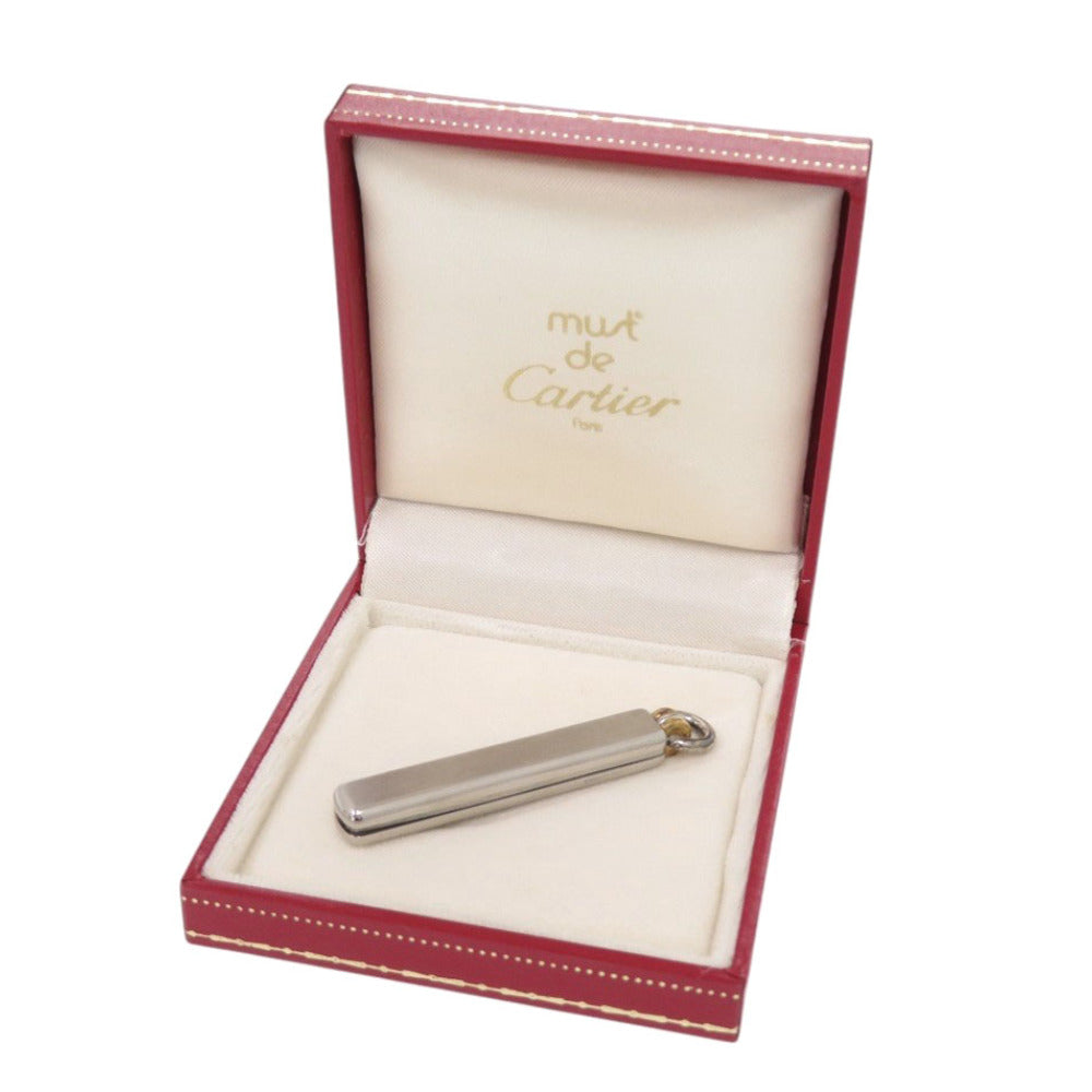 美品 カルティエ トリニティ ペーパーナイフ 折り畳み ステンレススチール シルバー 1503【中古】CARTIER