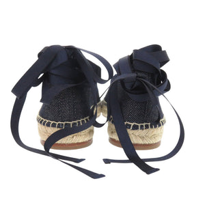 未使用 エルメス エスパドリーユ グァパ サイズ35 デニム ネイビー シューズ 1509【中古】HERMES