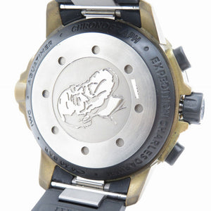 美品 IWC アクアタイマー エクスペディション チャールズ ダーウィン IW379503 自動巻き 腕時計 ラバー/ブロンズ ブラック 黒文字盤 1524【中古】インターナショナルウォッチカンパニー メンズ