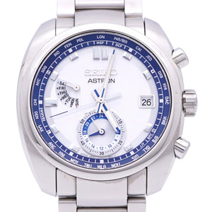 美品 セイコー ソーラー電波 アストロン リミテッドエディション GPS SBXY001 / 8B63-0AZ0 腕時計 チタン シルバー 1527【中古】SEIKO メンズ