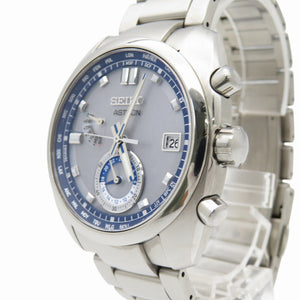 美品 セイコー ソーラー電波 アストロン リミテッドエディション GPS SBXY001 / 8B63-0AZ0 腕時計 チタン シルバー 1527【中古】SEIKO メンズ