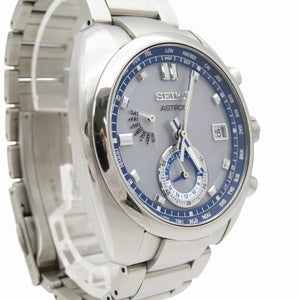 美品 セイコー ソーラー電波 アストロン リミテッドエディション GPS SBXY001 / 8B63-0AZ0 腕時計 チタン シルバー 1527【中古】SEIKO メンズ