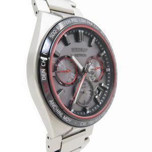 セイコー アストロン 大谷翔平モデル ソーラー電波 時計 SBXC125 / 5X53-0BX0 腕時計 チタン/セラミック シルバー 1528【中古】SEIKO メンズ