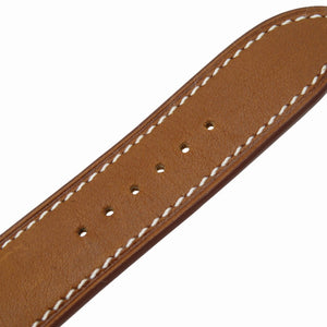 未使用品 エルメス
 自動巻き アルソー クロノグラフ 42mm AR15.910 腕時計
 ステンレススチール/レザー シルバーホワイト 1530
【中古】HERMES メンズ
