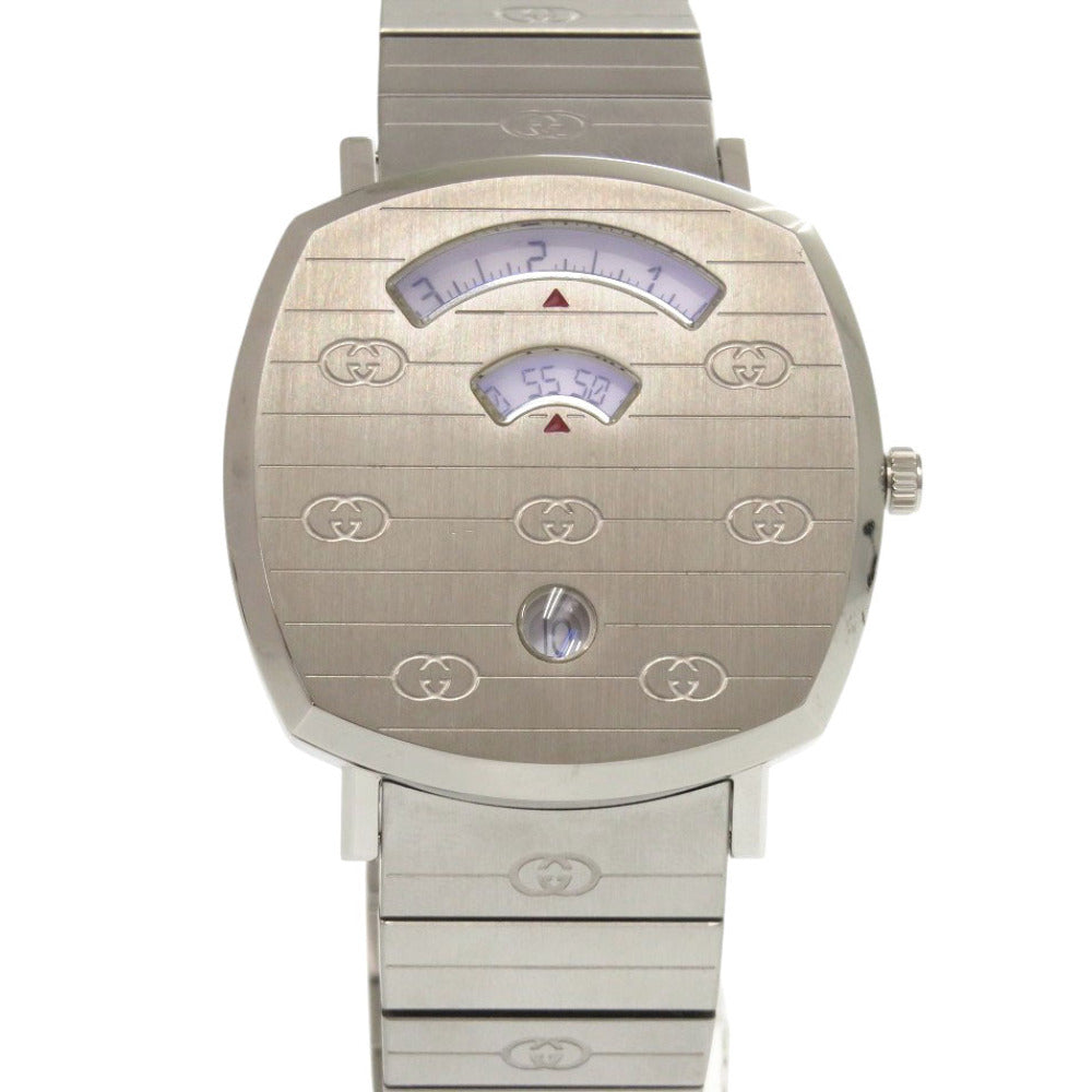 未使用 グッチ グリップ GRIP YA1574401 SS シルバー クオーツ 腕時計 1535【中古】GUCCI