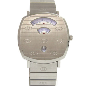 未使用 グッチ グリップ GRIP YA1574401 SS シルバー クオーツ 腕時計 1535【中古】GUCCI