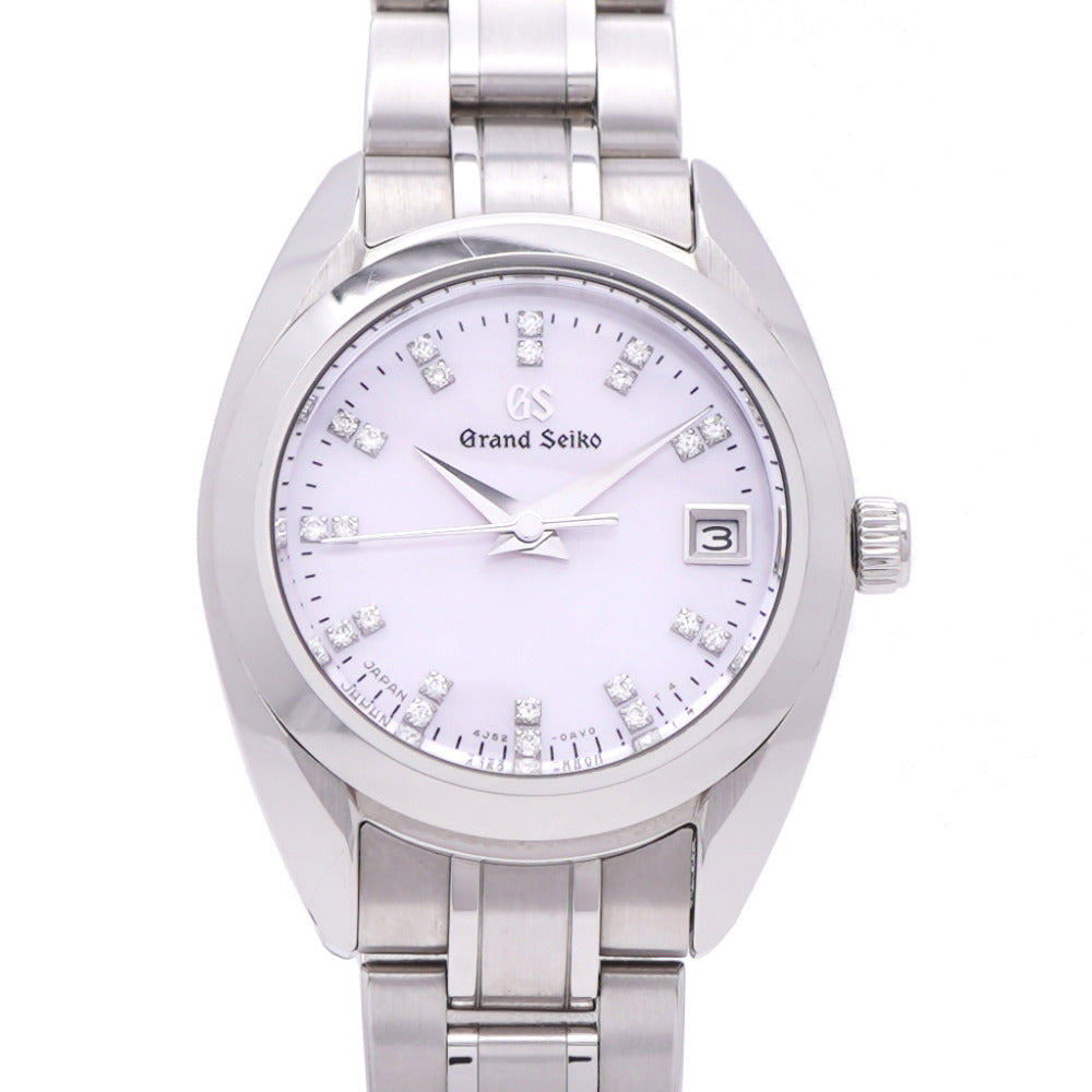 美品 セイコー グランドセイコー エレガンスコレクション インデックスダイヤ22石 シェル文字盤 STGF277 / 4J52-0AC0 クオーツ 腕時計 ピンク 1538【中古】SEIKO レディース