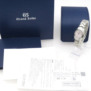 美品 セイコー グランドセイコー エレガンスコレクション インデックスダイヤ22石 シェル文字盤 STGF277 / 4J52-0AC0 クオーツ 腕時計 ピンク 1538【中古】SEIKO レディース