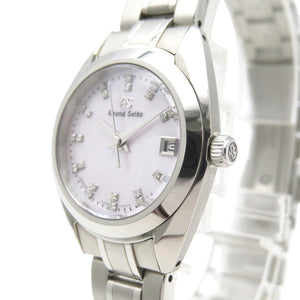 美品 セイコー グランドセイコー エレガンスコレクション インデックスダイヤ22石 シェル文字盤 STGF277 / 4J52-0AC0 クオーツ 腕時計 ピンク 1538【中古】SEIKO レディース