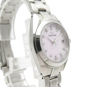 美品 セイコー グランドセイコー エレガンスコレクション インデックスダイヤ22石 シェル文字盤 STGF277 / 4J52-0AC0 クオーツ 腕時計 ピンク 1538【中古】SEIKO レディース