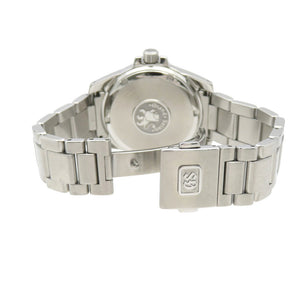 新品同様 セイコー グランドセイコー スプリングドライブ SBGA025 / 9R65-0AG1 パワーリザーブ 腕時計 SS ホワイト 白文字盤 1539【中古】SEIKO メンズ