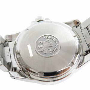 新品同様 セイコー グランドセイコー スプリングドライブ SBGA025 / 9R65-0AG1 パワーリザーブ 腕時計 SS ホワイト 白文字盤 1539【中古】SEIKO メンズ