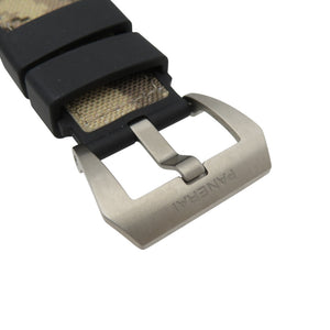 未使用 オフィチーネ パネライ サブマーシブル ネイビーシールズ チタニオ PAM01669 自動巻き 腕時計 チタン/ラバー ブラックシェード 1546【中古】OFFICINE PANERAI メンズ