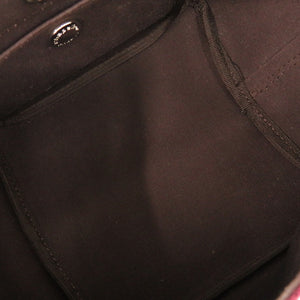 美品 エルベ シャプリエ リュクス舟型トートS 701GP コーティングキャンバス ブラウン ボルドー 1561【中古】Herve Chapelier