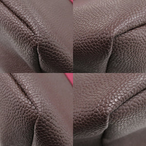 美品 エルベ シャプリエ リュクス舟型トートS 701GP コーティングキャンバス ブラウン ボルドー 1561【中古】Herve Chapelier