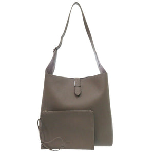 新品同様 ザ ロウ ブレイク ホーボー Blake Hobo ポーチ付 レザー ブラウン ショルダーバッグ 茶 1562【中古】THE ROW