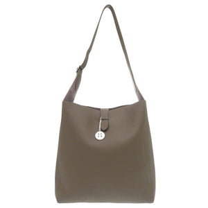 新品同様 ザ ロウ ブレイク ホーボー Blake Hobo ポーチ付 レザー ブラウン ショルダーバッグ 茶 1562【中古】THE ROW