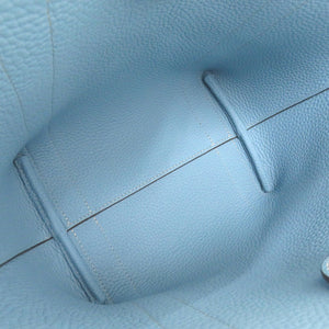 未使用 モワナ デュオトート チャーム付き バイカラー レザー ブラウン ハンドバッグ 1563【中古】MOYNAT