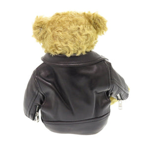 新品同様 ビューティフルピープル steiff ライダース ベア ウォレット モヘア/シープレザー ライトブラウン ぬいぐるみ 1564【中古】beautiful people