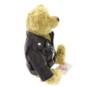 新品同様 ビューティフルピープル steiff ライダース ベア ウォレット モヘア/シープレザー ライトブラウン ぬいぐるみ 1564【中古】beautiful people