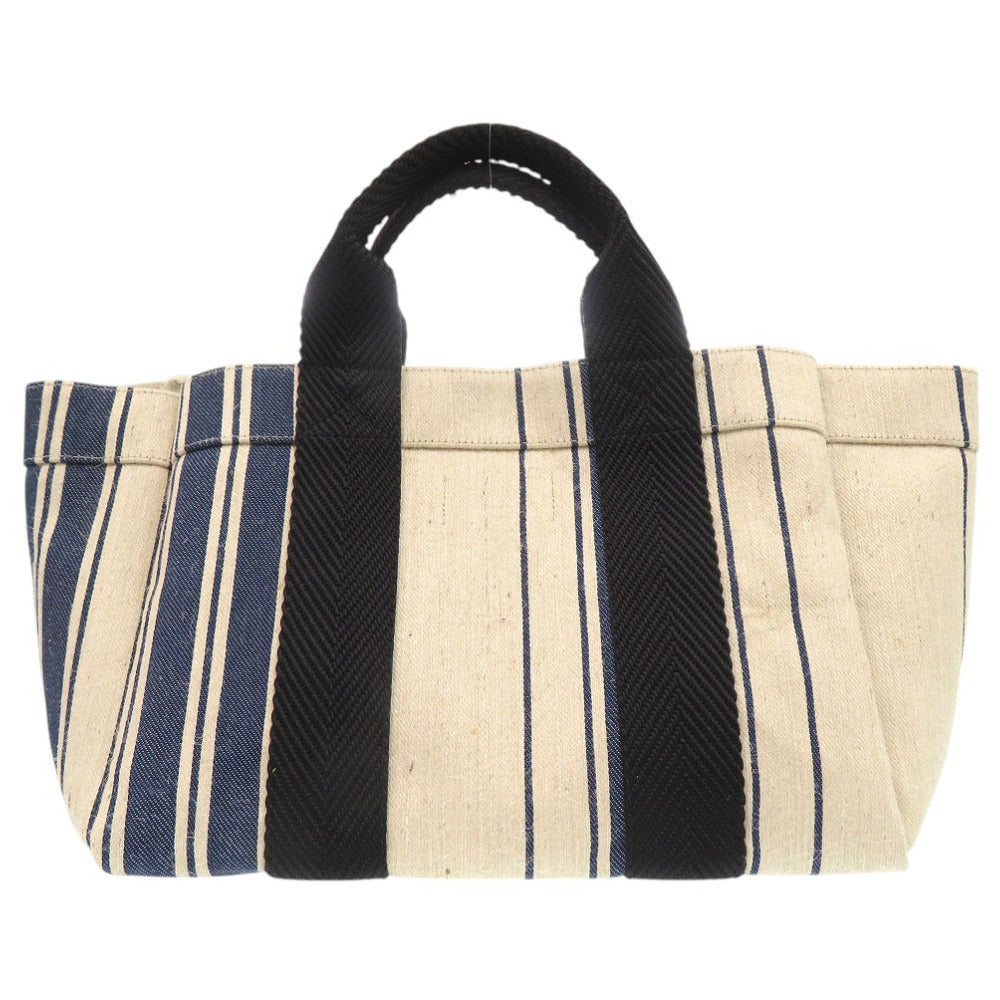 未使用品 リュ ドゥ ヴェルヌイユ 2way トートバッグ リュ ドゥ ベルヌイユ キャンバス 麻 1628【中古】RUE DE VERNEUIL