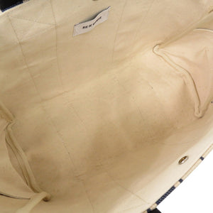 未使用品 リュ ドゥ ヴェルヌイユ 2way トートバッグ リュ ドゥ ベルヌイユ キャンバス 麻 1628【中古】RUE DE VERNEUIL