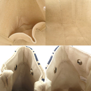 未使用品 リュ ドゥ ヴェルヌイユ 2way トートバッグ リュ ドゥ ベルヌイユ キャンバス 麻 1628【中古】RUE DE VERNEUIL