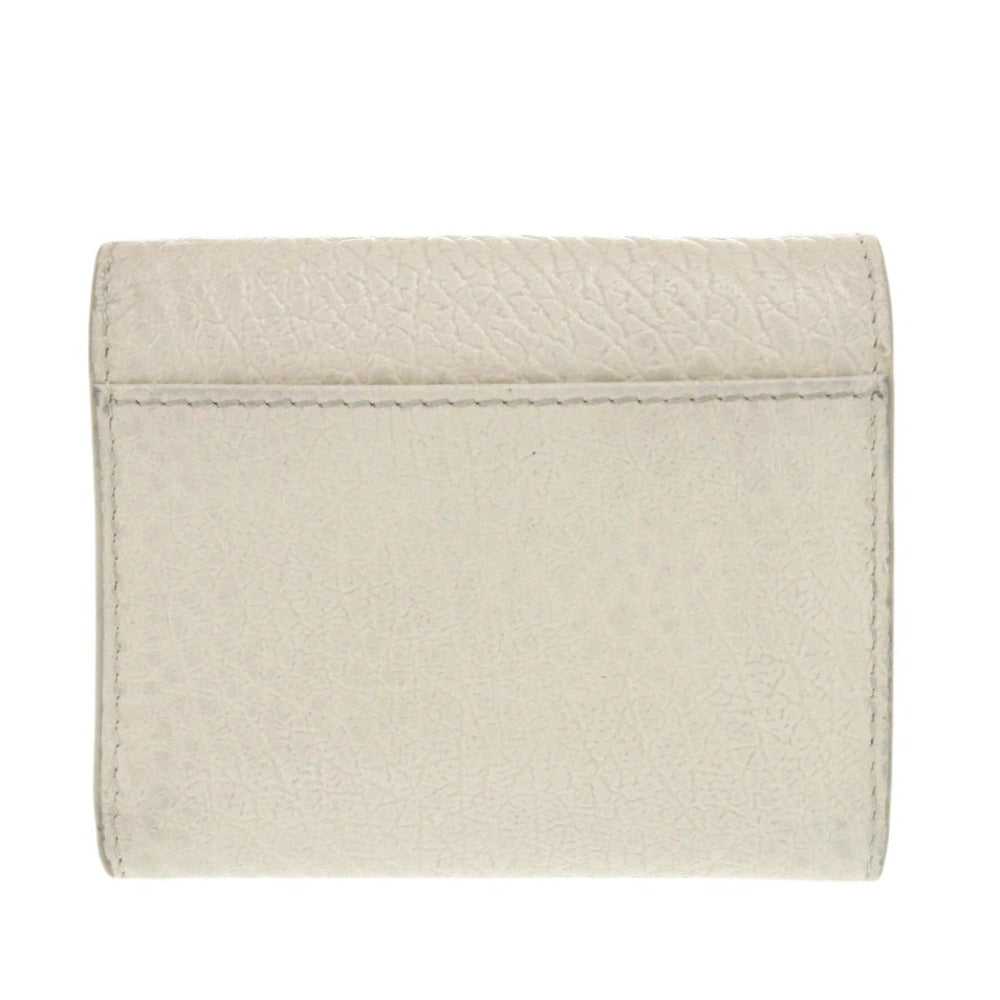 メゾン マルジェラ 4ステッチ SA3UI0010 P4455 H9677 レザー グレージュ 三つ折り財布 ベージュ 1638【中古】Maison Margiela