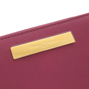 未使用品 ヴィヴィアンウエストウッド MADDOX 214 フューシャ ラウンドファスナー 長財布 1655【中古】Vivienne Westwood