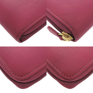 未使用品 ヴィヴィアンウエストウッド MADDOX 214 フューシャ ラウンドファスナー 長財布 1655【中古】Vivienne Westwood