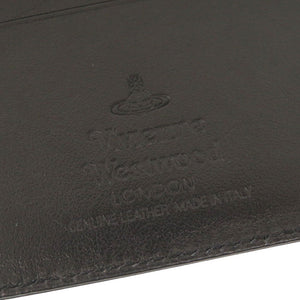 未使用品 ヴィヴィアンウエストウッド スター オーブ レザー ブラック カードケース パスケース 黒 1656【中古】Vivienne Westwood