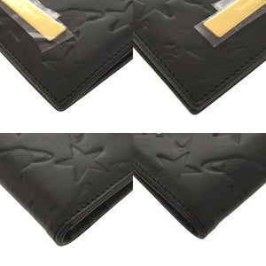 未使用品 ヴィヴィアンウエストウッド スター オーブ レザー ブラック カードケース パスケース 黒 1656【中古】Vivienne Westwood
