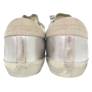 未使用品 ゴールデングース SUPERSTAR スーパースター G32MS590.E68 サイズ41 レザー シルバー スニーカー 1660【中古】GOLDEN GOOSE メンズ