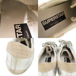 未使用品 ゴールデングース SUPERSTAR スーパースター G32MS590.E68 サイズ41 レザー シルバー スニーカー 1660【中古】GOLDEN GOOSE メンズ