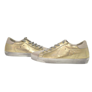 未使用 ゴールデングース スーパースター G32WS590.E69 サイズ35 レザー ゴールド スニーカー 1661【中古】GOLDEN GOOSE